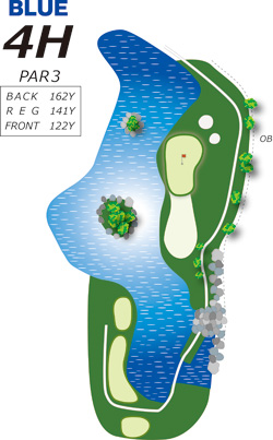 Hole4コース図