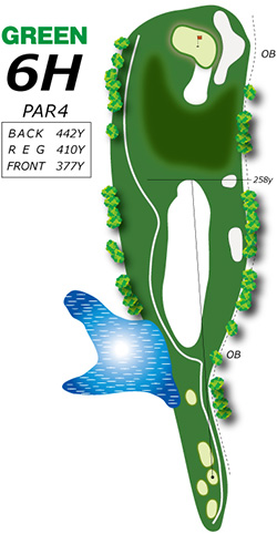 Hole6コース図