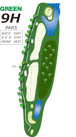 Hole9コース図