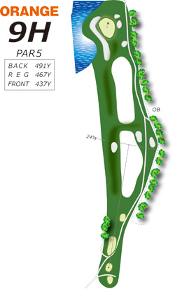 Hole9コース図