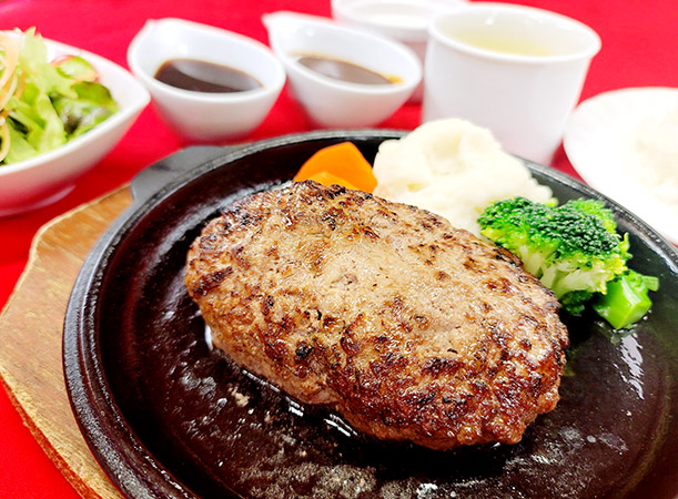 牛肉100% 粗挽きハンバーグステーキ