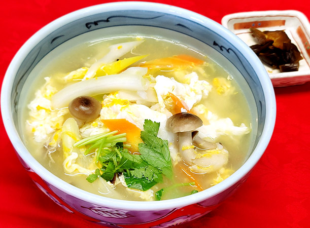 野菜たっぷり玉子雑炊