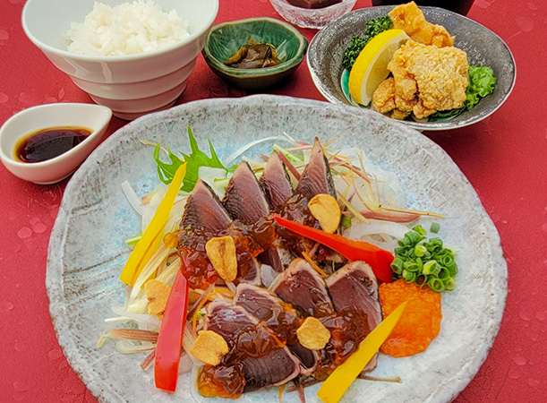 鰹たたき御膳(数量限定)   